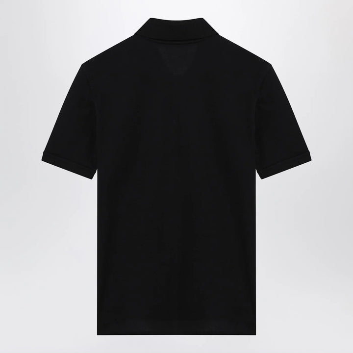 Givenchy - Dark blue polo shirt with logo embroidery