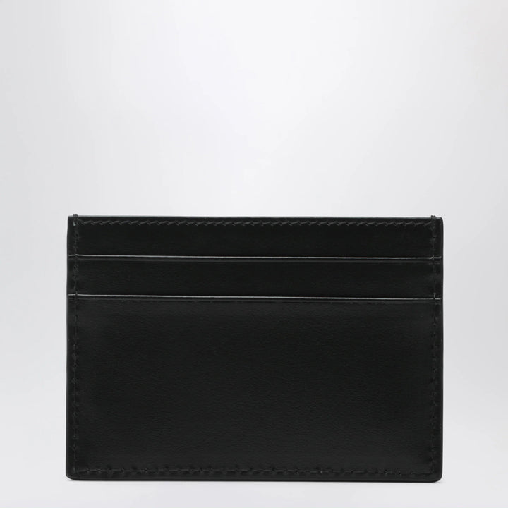 Dolce&amp;Gabbana - Black card holder with embossed logo