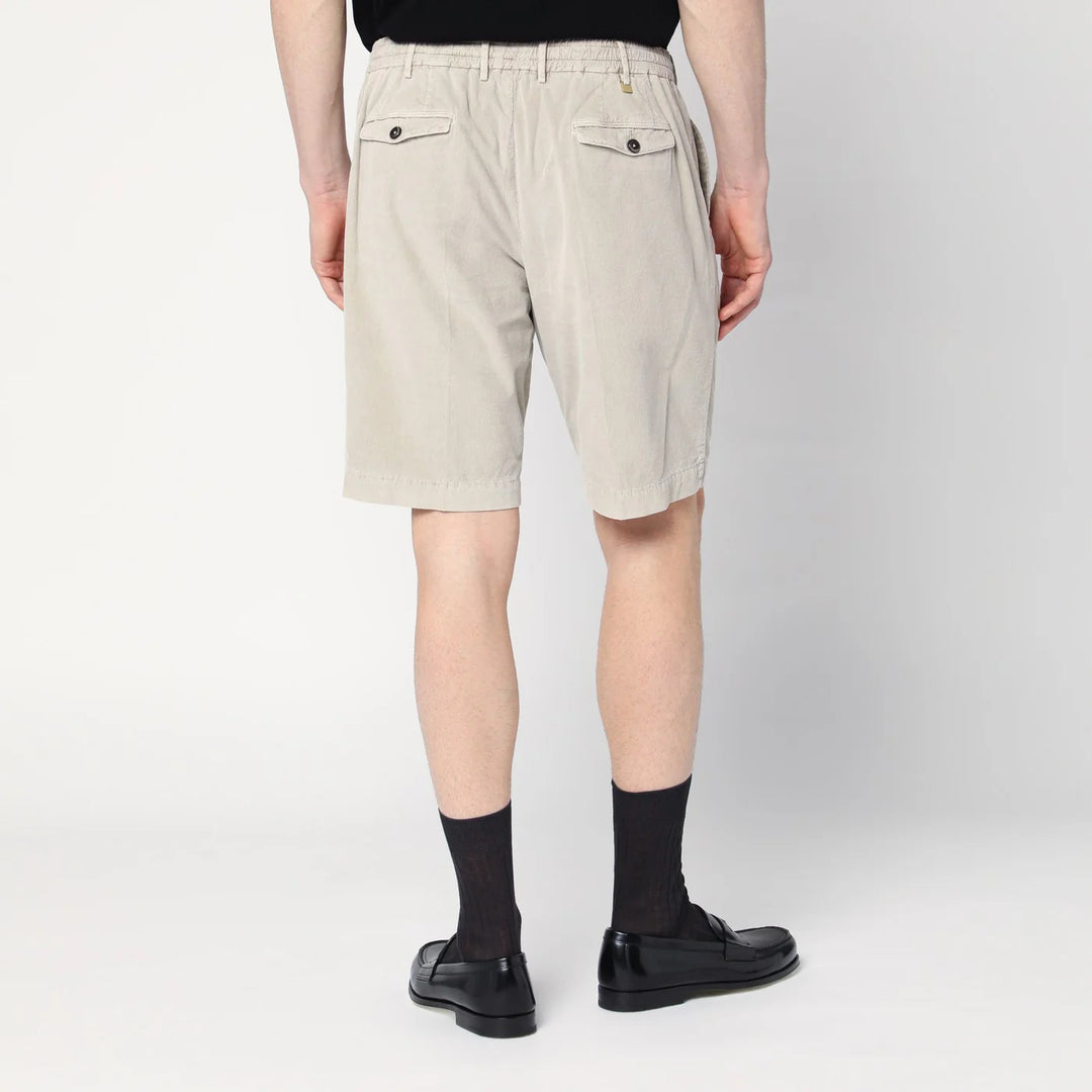 PT Torino - Beige cotton bermuda shorts