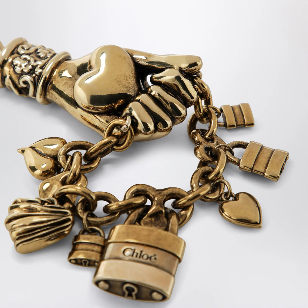 Chloé - Chloé Symbols Hand &amp; Heart bag charm