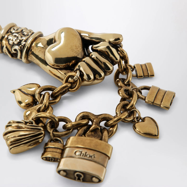 Chloé - Chloé Symbols Hand &amp; Heart bag charm