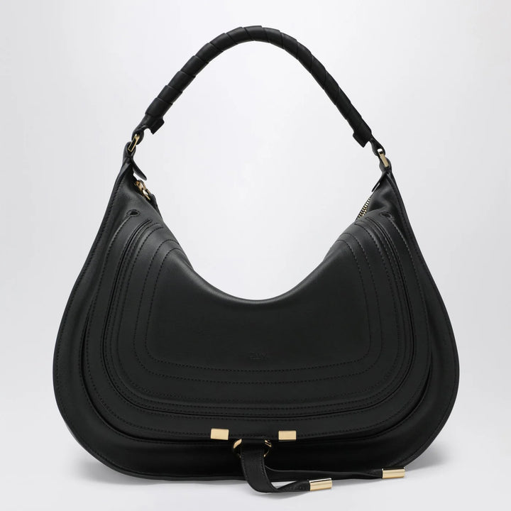 Chloé - Black leather Marcie shoulder bag