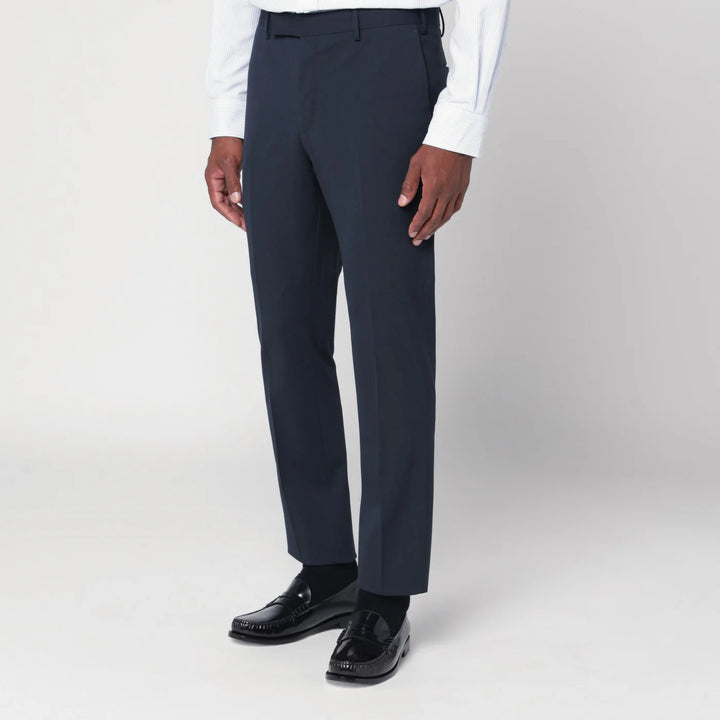 PT Torino - Dieci navy blue trousers