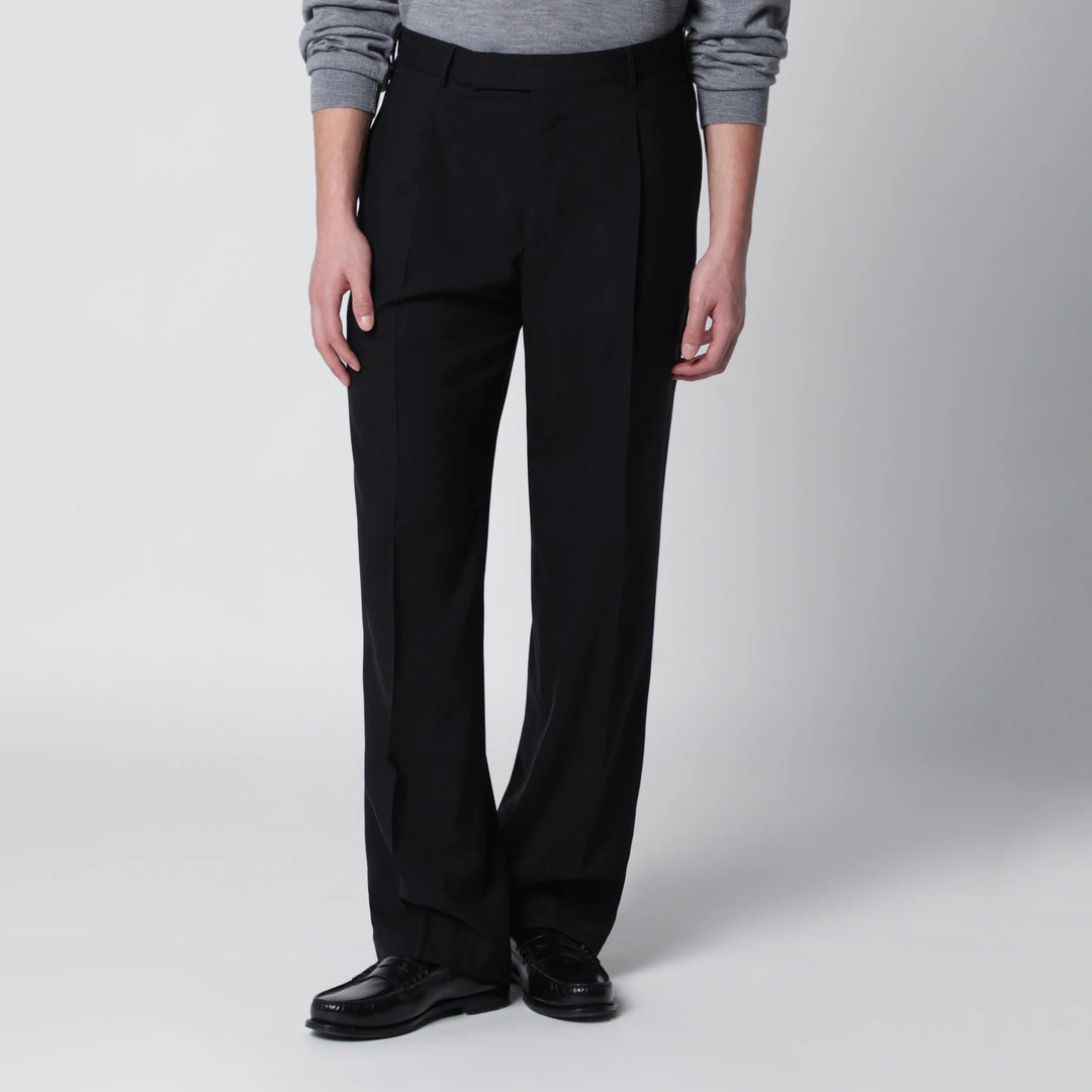 PT Torino - Black wool trousers