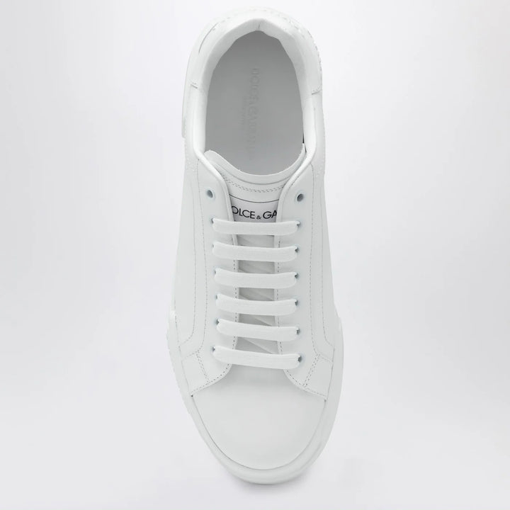 Dolce&amp;Gabbana - White Portofino Sneakers in leather