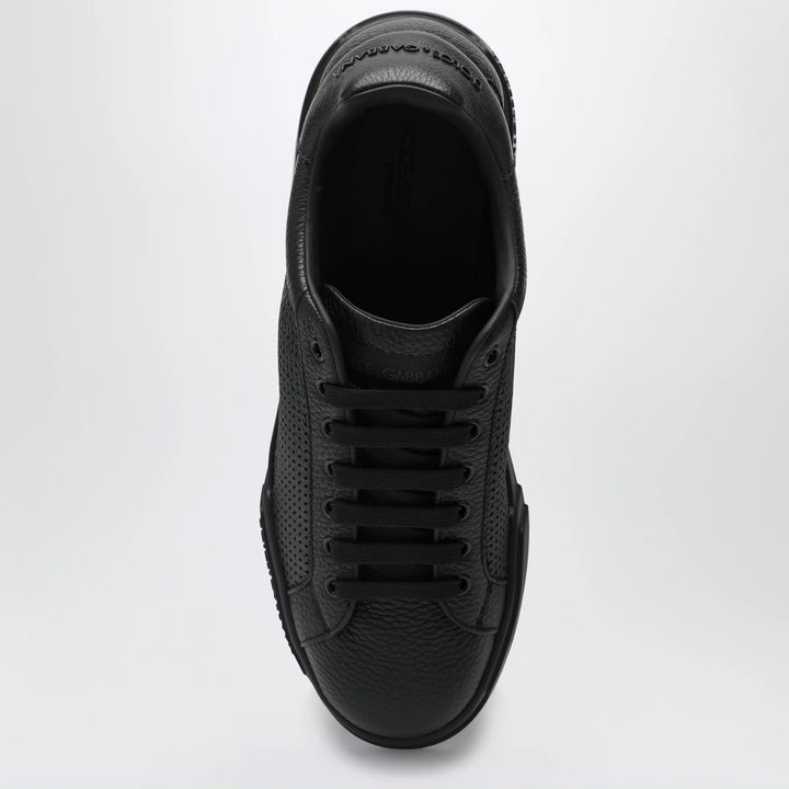 Dolce&amp;Gabbana - Portofino Light Strobel Sneakers in black leather
