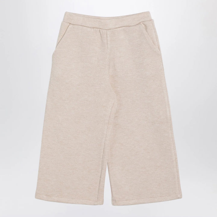 Douuod - Beige viscose blend trousers