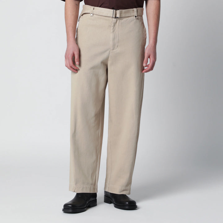 Entire Studios - Gully chino trousers in beige