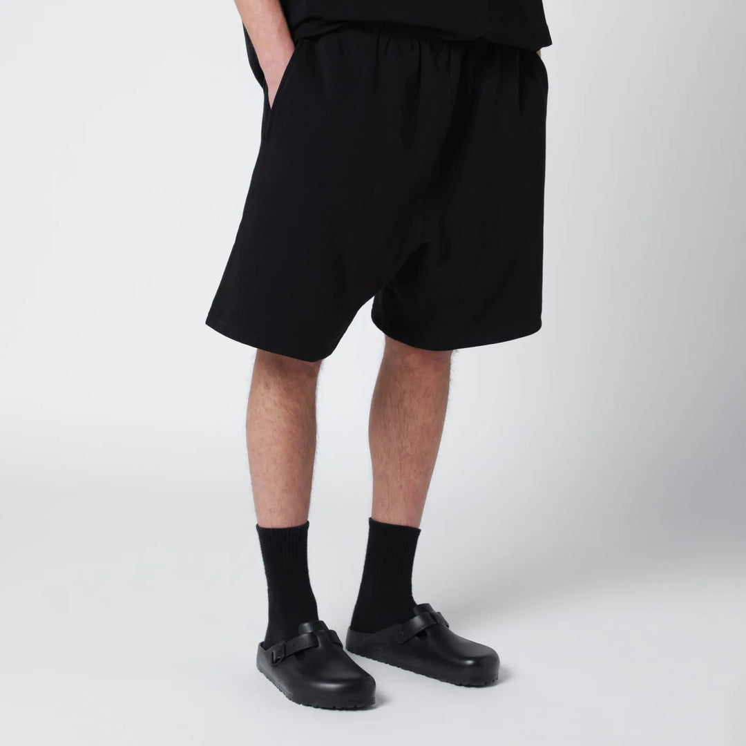 Entire Studios - Black cotton Scuba shorts