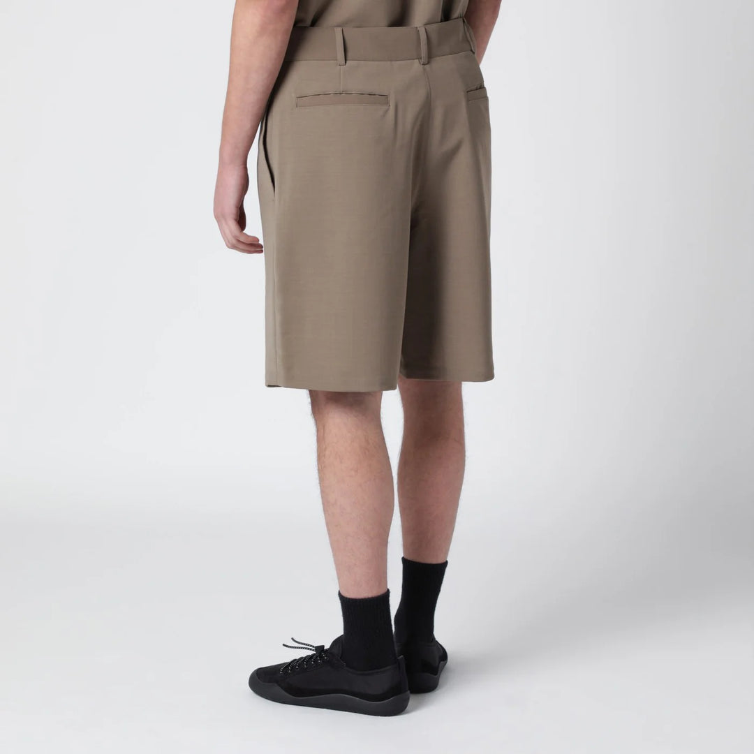 Entire Studios - Beige tailored shorts