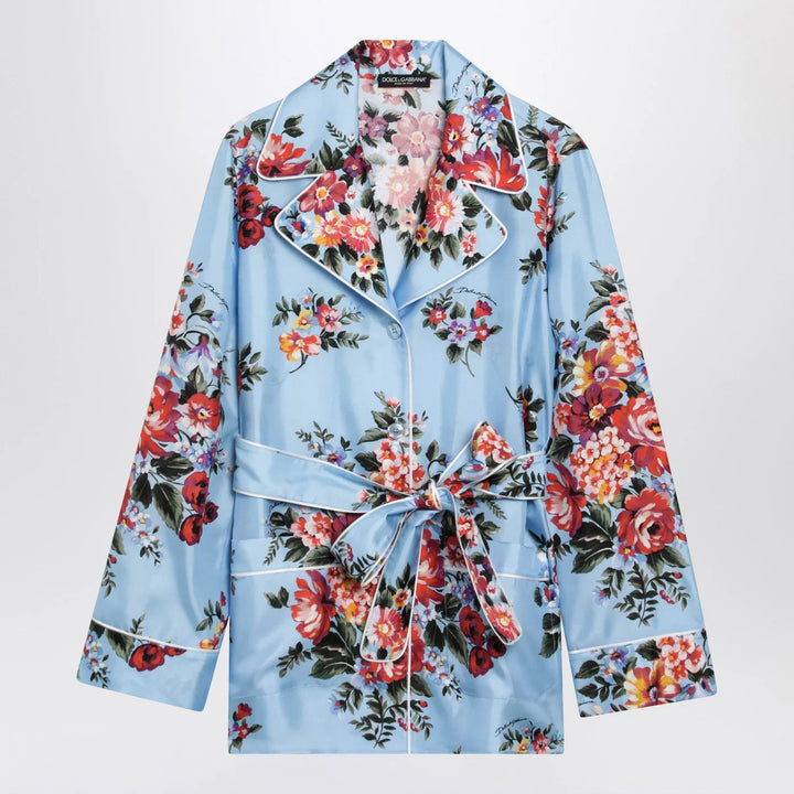 Dolce&amp;Gabbana - Vanity silk twill shirt with floral print
