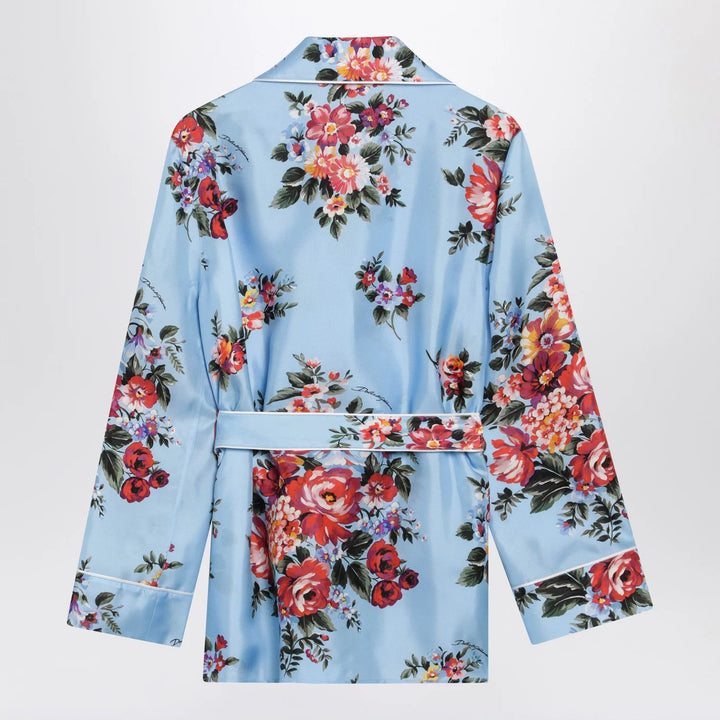 Dolce&amp;Gabbana - Vanity silk twill shirt with floral print