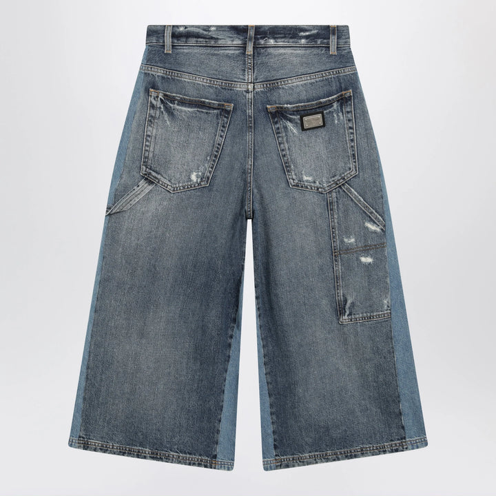 Dolce&amp;Gabbana - Multicolour denim bermuda shorts