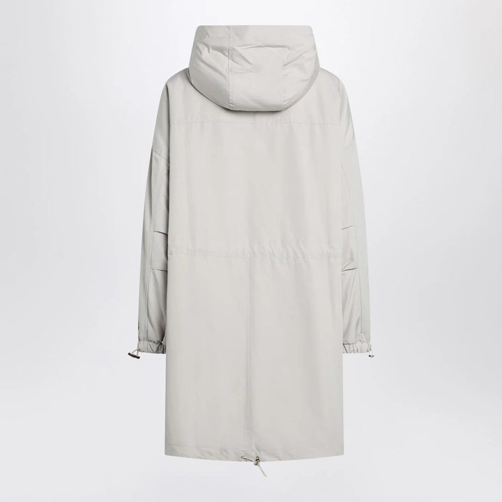 Max Mara Studio - Light beige cotton blend parka