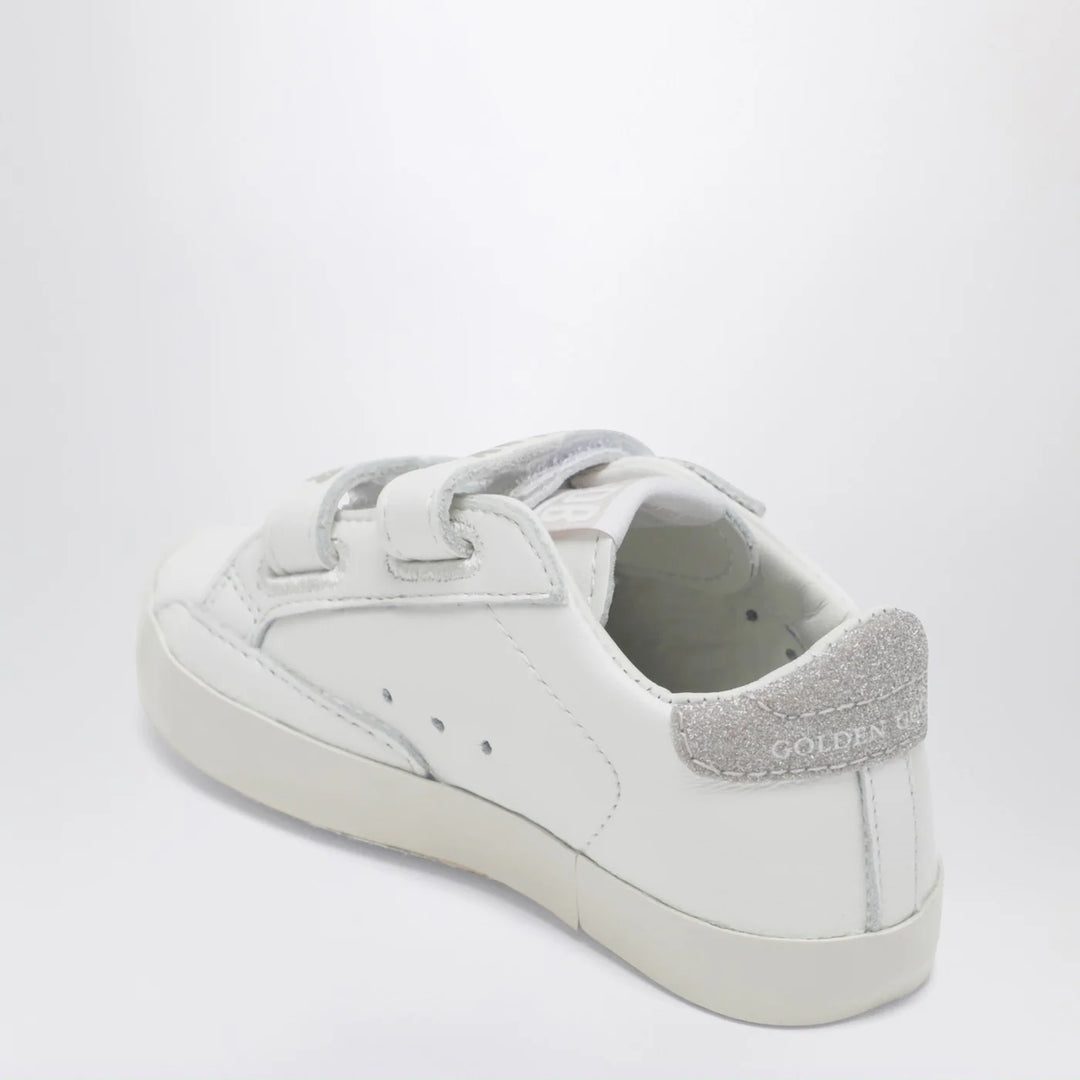 Golden Goose - Baby Old School Sneakers in white/platinum