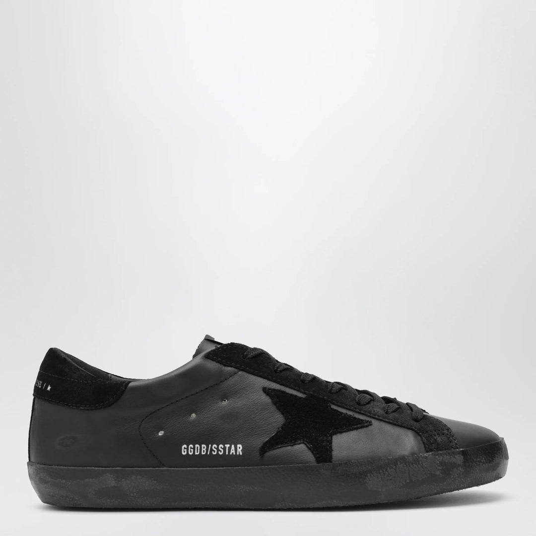 Golden Goose - Black Super-Star sneakers in leather and suede
