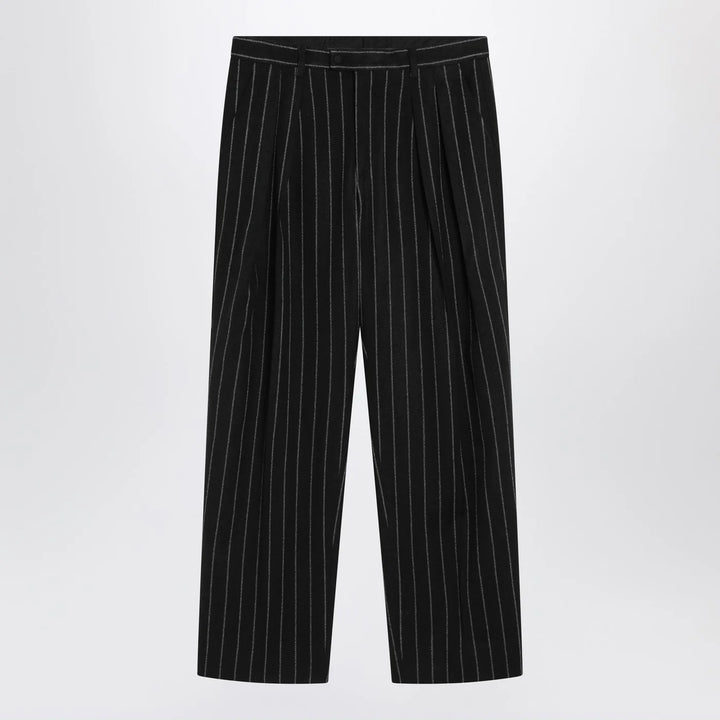 Dolce&amp;Gabbana - Striped wool-blend trousers