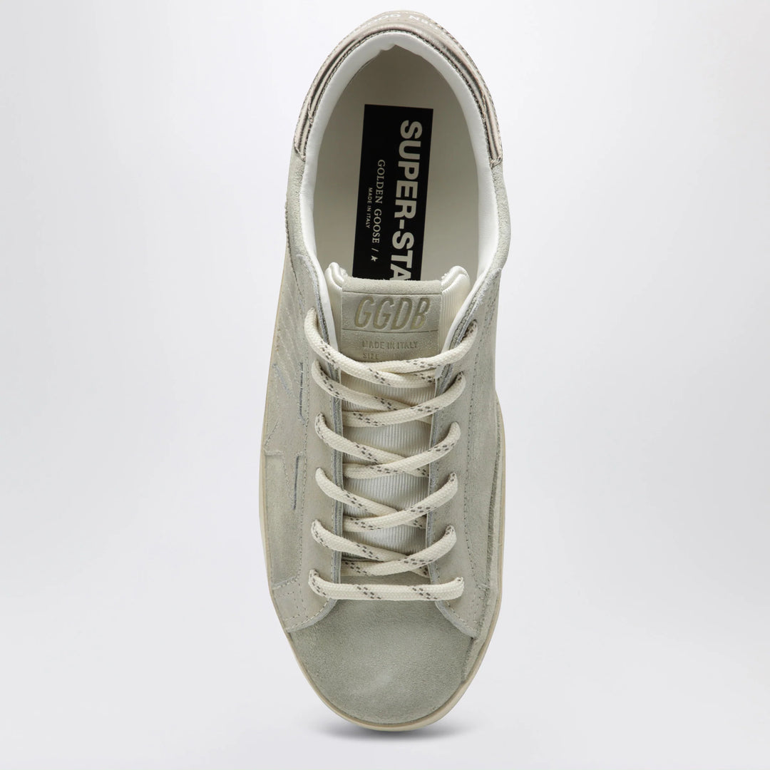 Golden Goose - Super-Star beige/platinum suede Sneakers