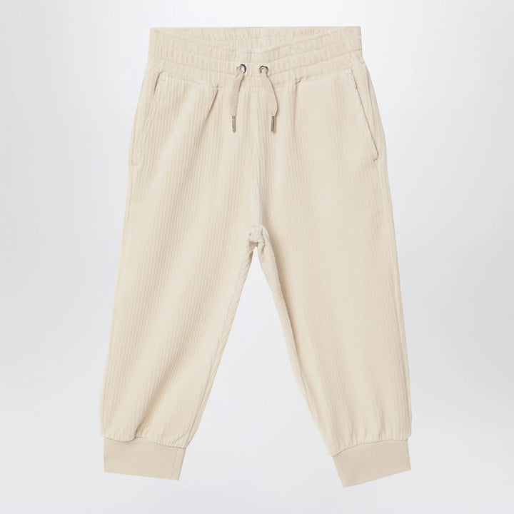 Givenchy - White velvet sweatpants