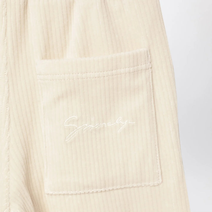Givenchy - White velvet sweatpants