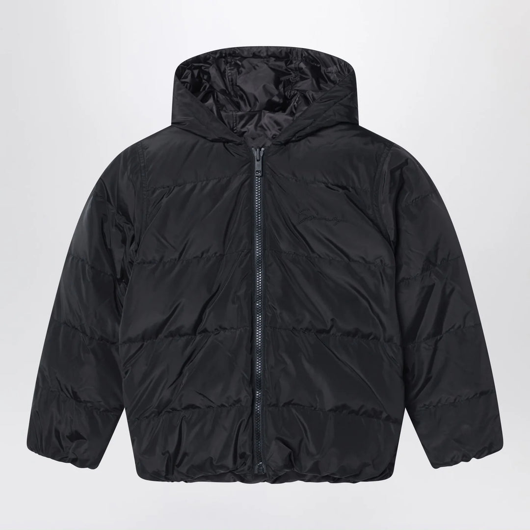 Givenchy - Black puffer jacket with G print