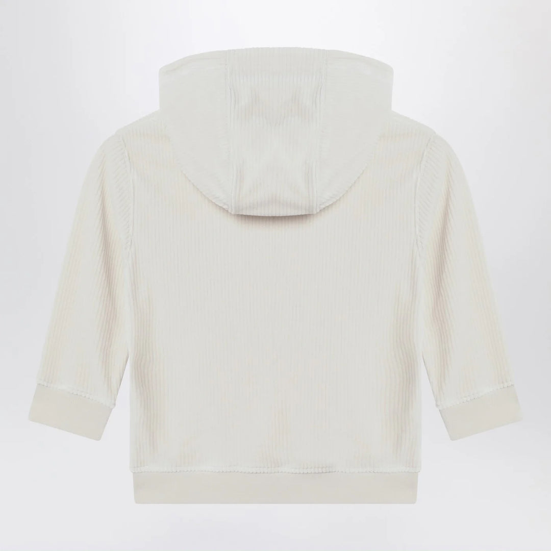 Givenchy - Cream ribbed hoodie