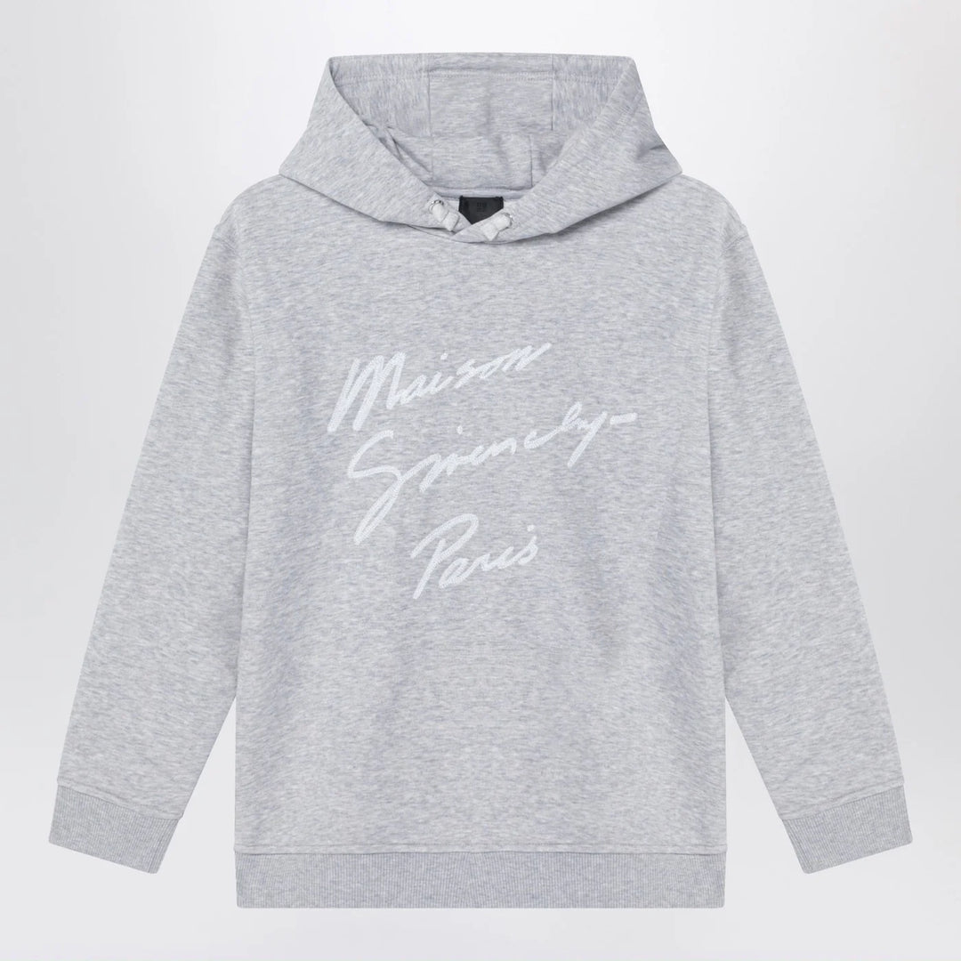 Givenchy - Grey hoodie with embroidered logo