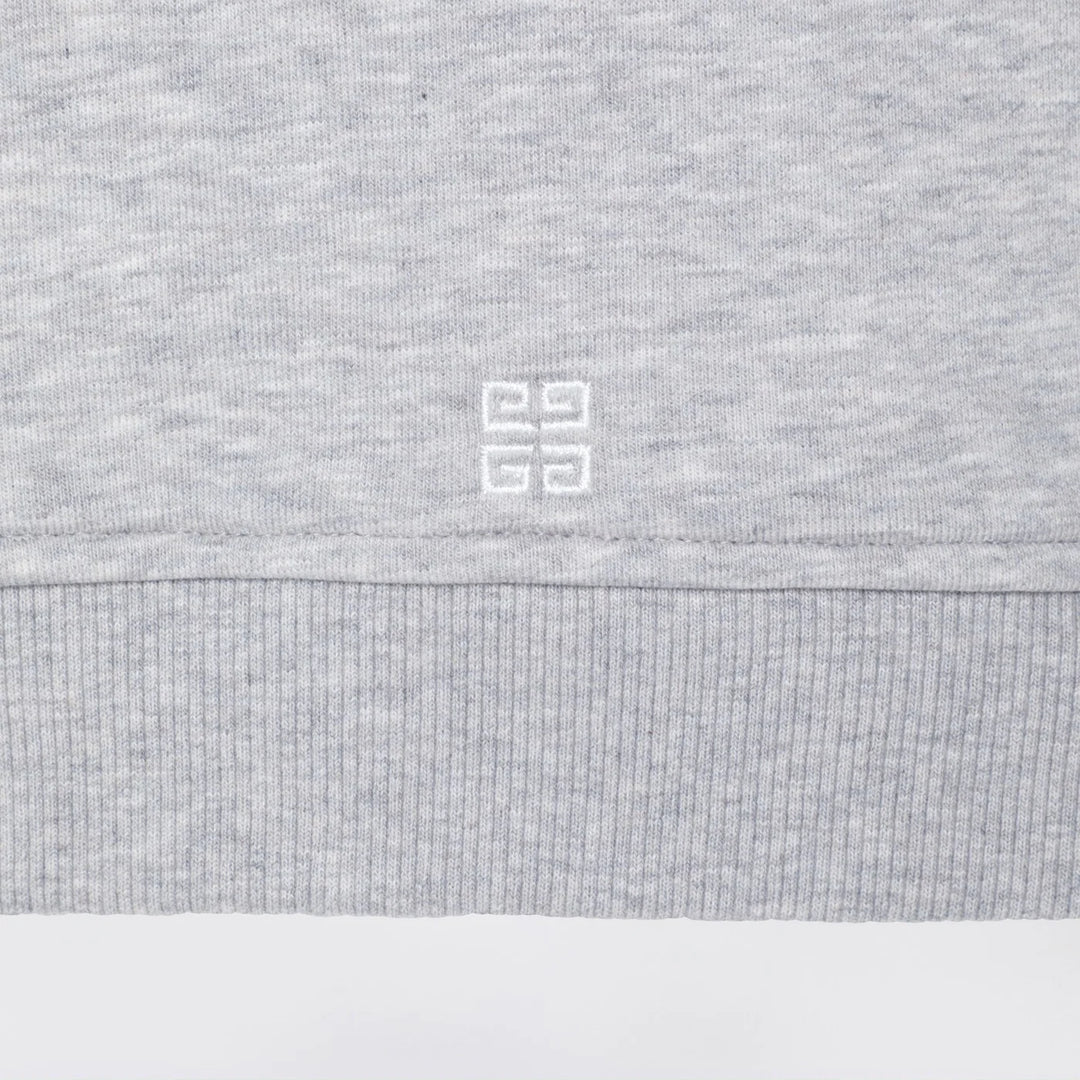 Givenchy - Grey hoodie with embroidered logo