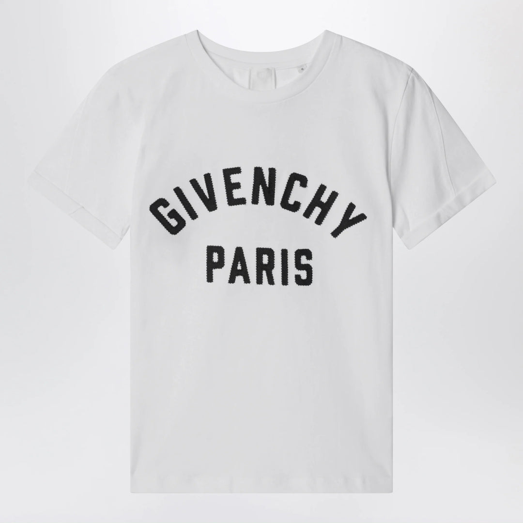 Givenchy - White T-shirt with embroidered logo