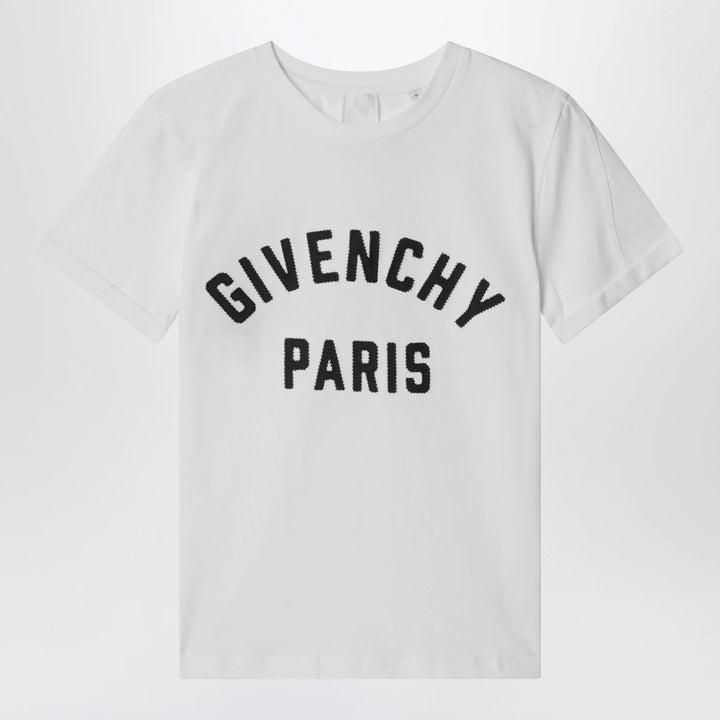 Givenchy - White T-shirt with embroidered logo