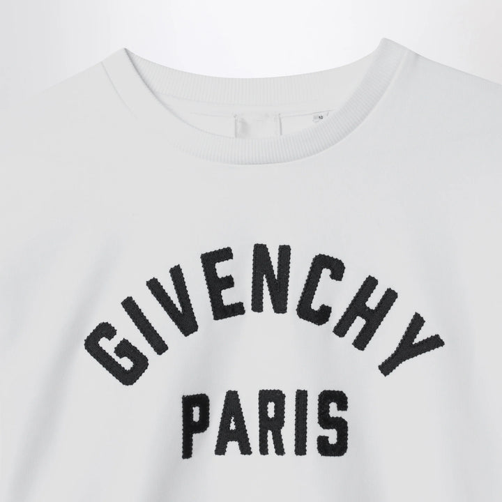 Givenchy - White sweatshirt with logo embroidery