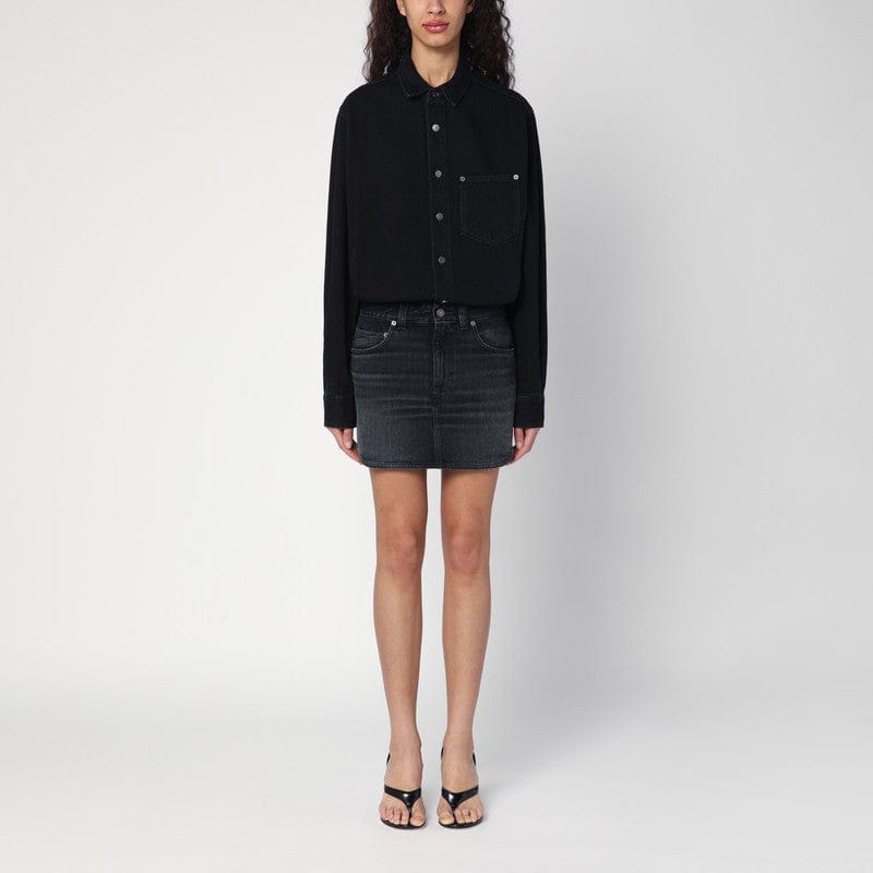 Dresses HAIKURE - Washed black Tamu mini dress in denim - S Brand