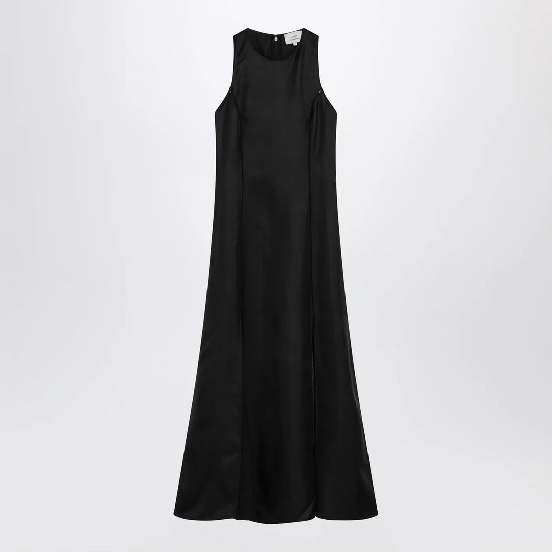LouLou De Saison - Iraka dress in black silk twill