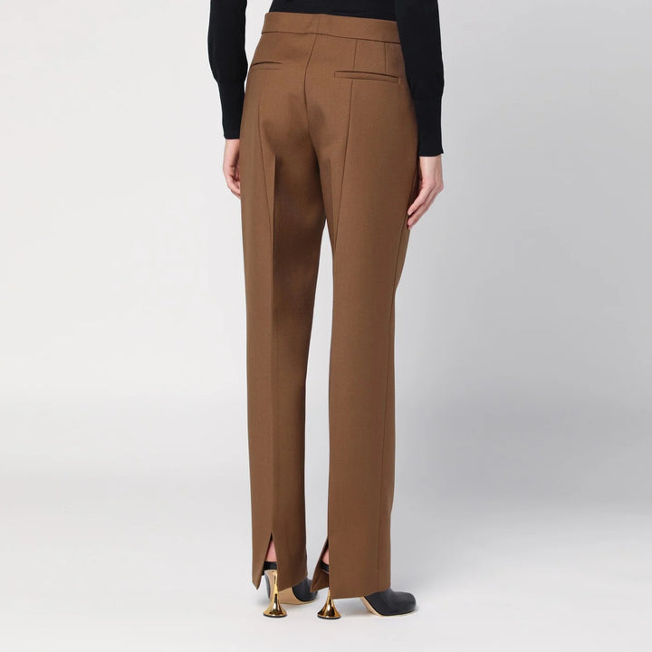 Jil Sander - Brown wool trousers