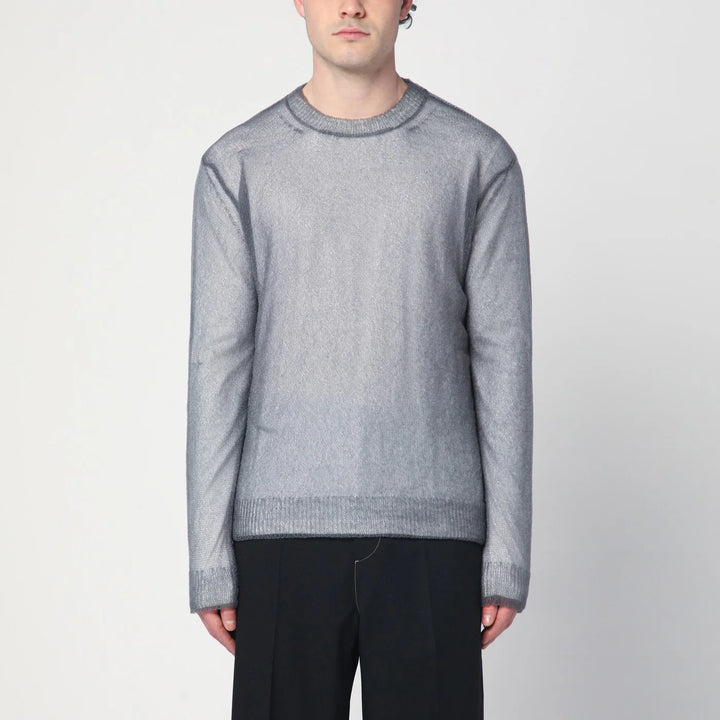 Jil Sander - Grey jumper with layered design