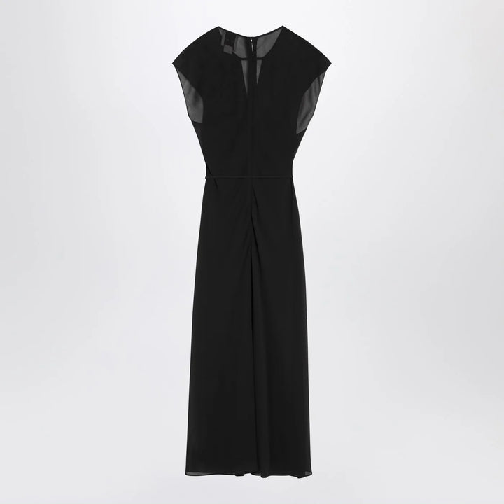 Calvin Klein - Black midi dress with belt