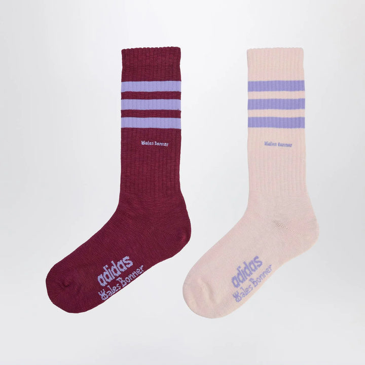 adidas x Brain Dead - Set of two cotton blend socks