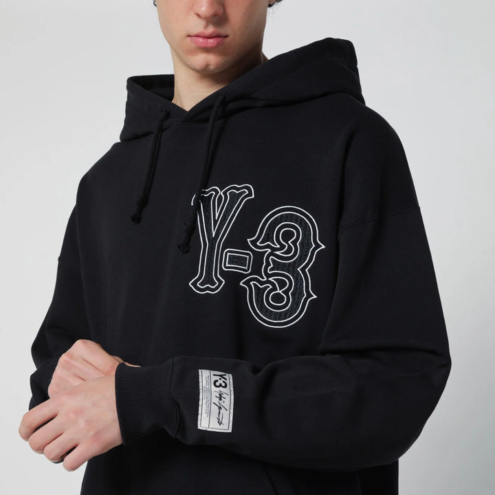adidas Y-3 - Black Elite 5 GFX hooded sweatshirt