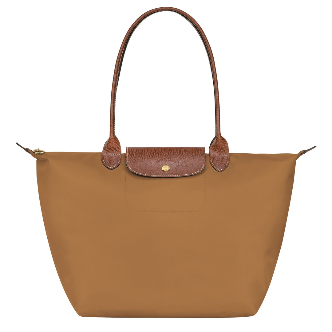 Longchamp - Chamois coloured Le Pliage Original L bag