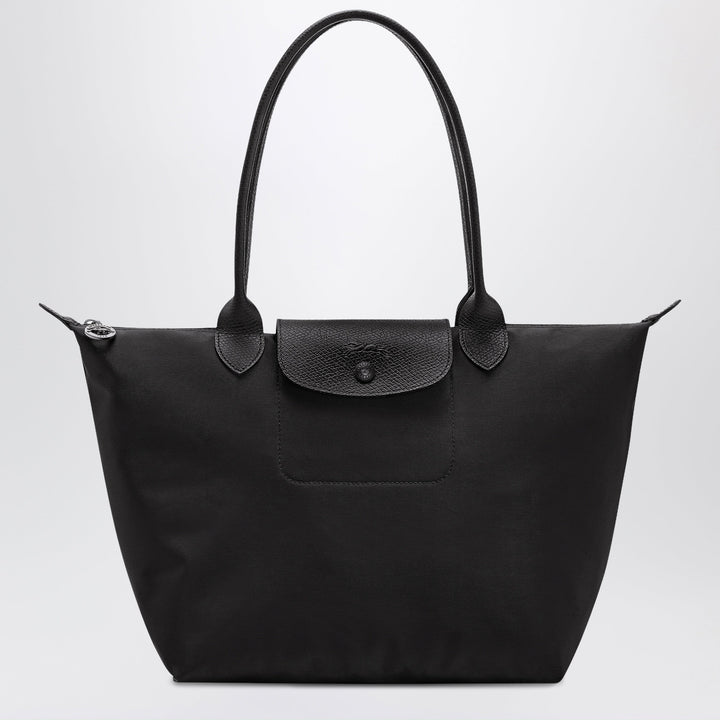 Longchamp - Black shopping bag M Le Pliage One