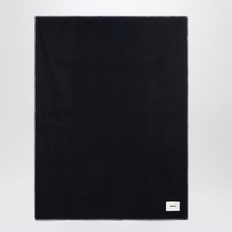 Decor Tekla - Dark blue wool blanket 130x180 - One size Brand