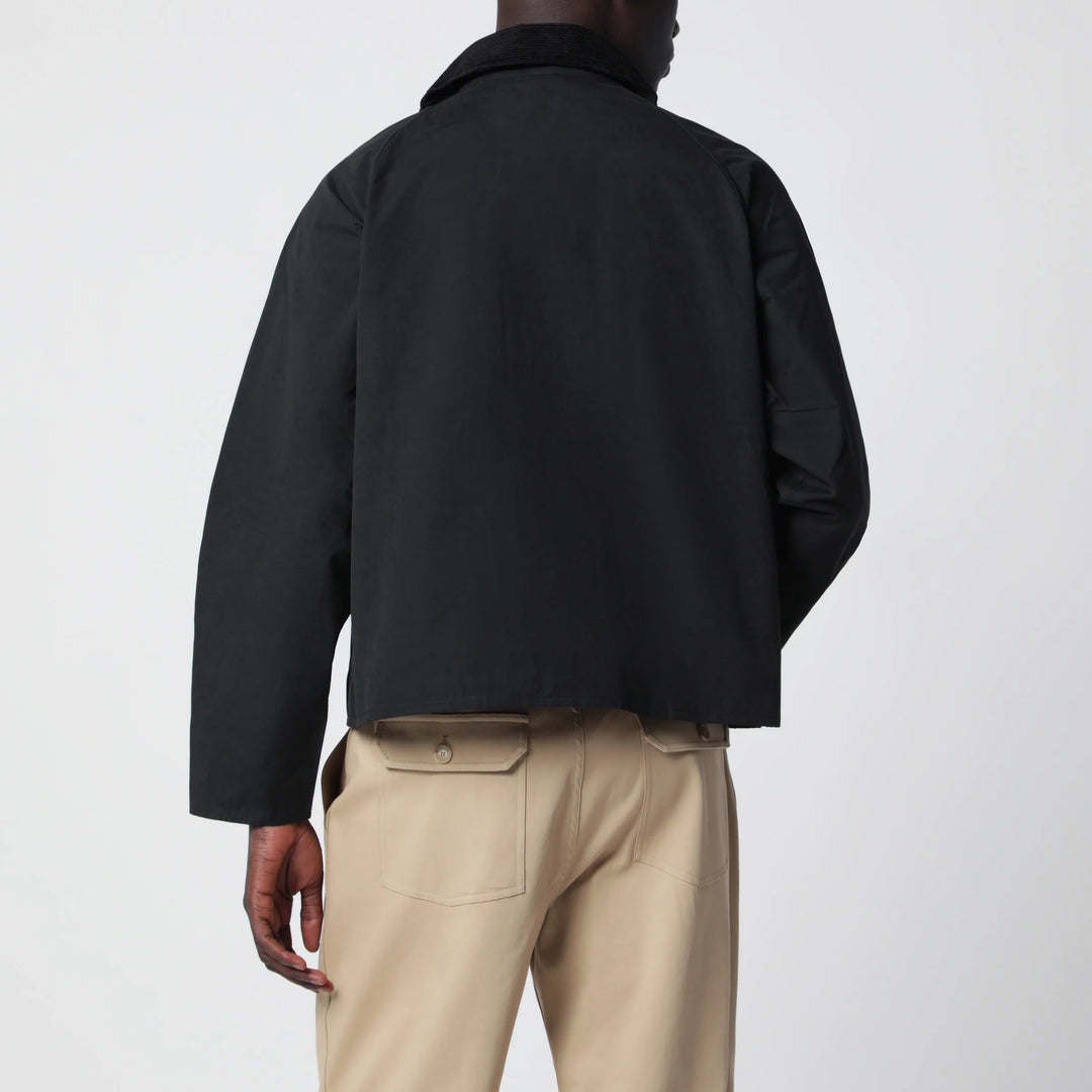 Barbour - Black Spey jacket in cotton blend