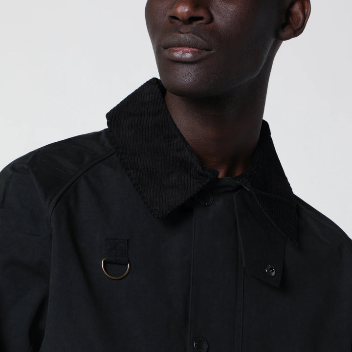 Barbour - Black Spey jacket in cotton blend