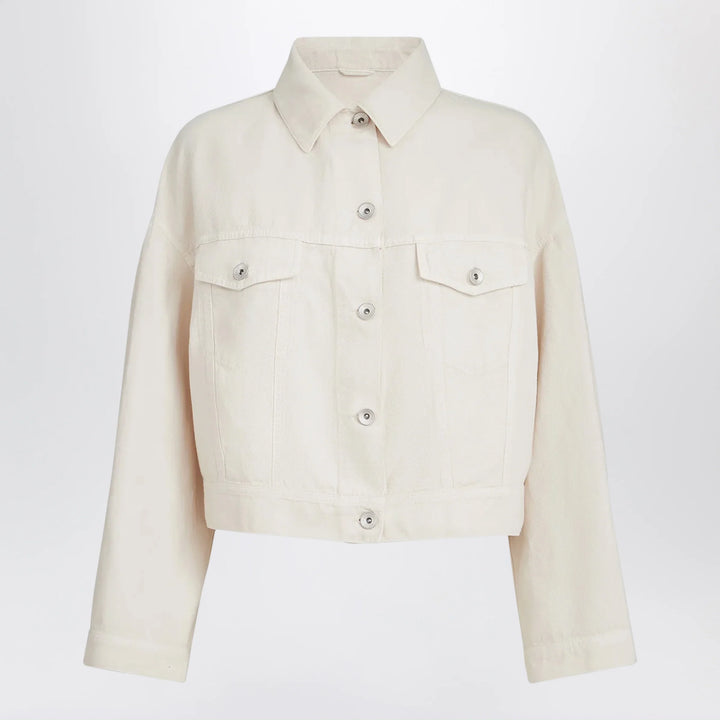 Brunello Cucinelli - Garment-dyed cotton and linen outerwear with monile detail