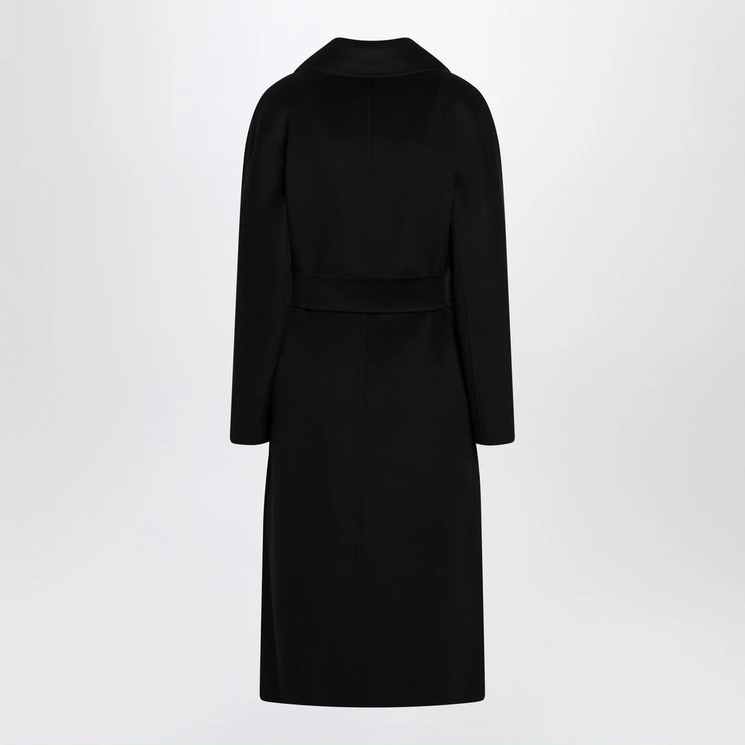 Max Mara Studio - Black coat with belt
