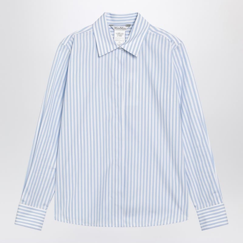 Shirts & Tops Max Mara - White/light blue striped shirt - 44 IT Brand