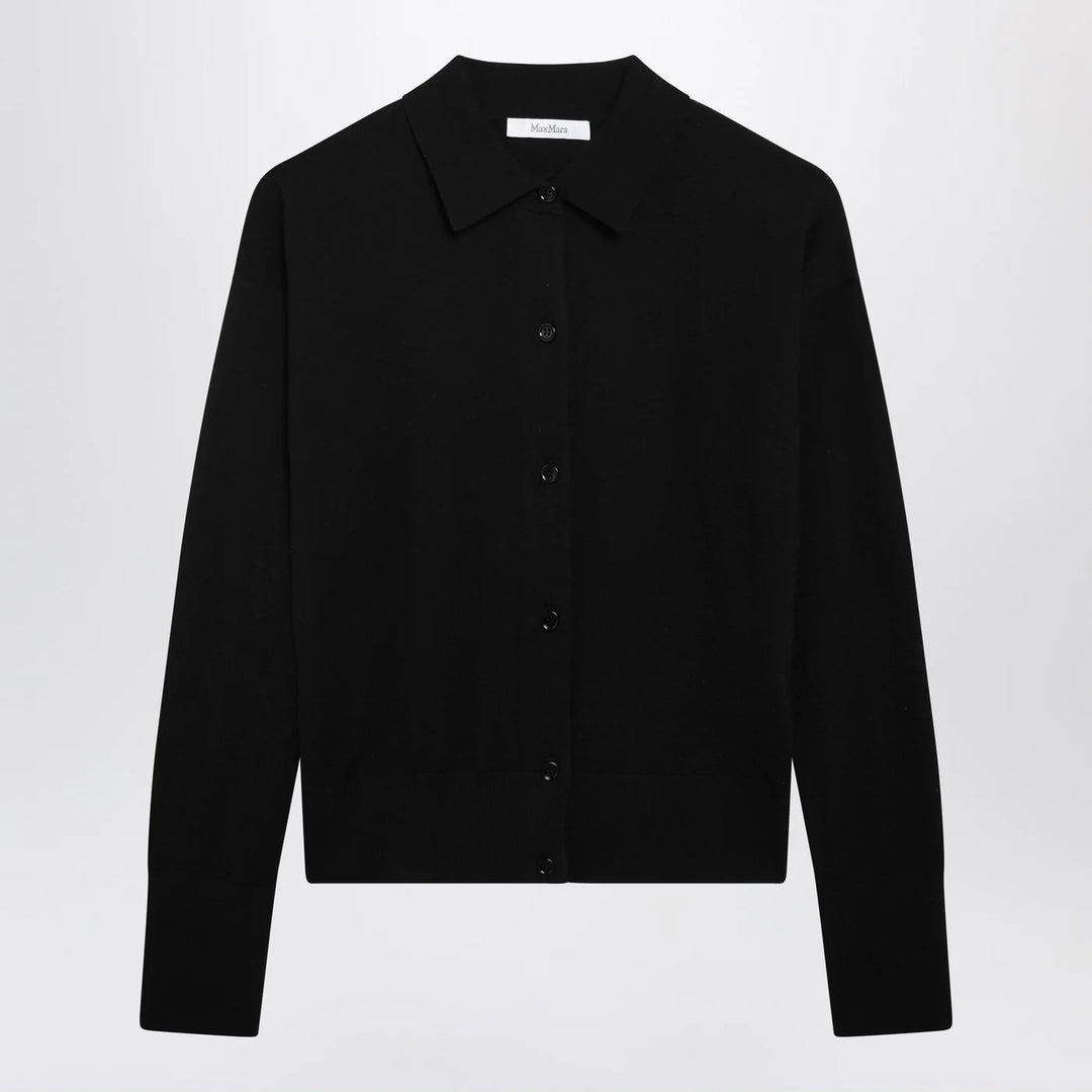 Max Mara - Black wool-blend cardigan