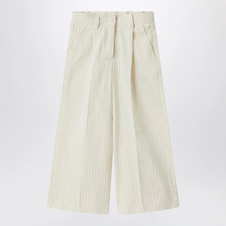 Il Gufo - Pinstriped cotton pants