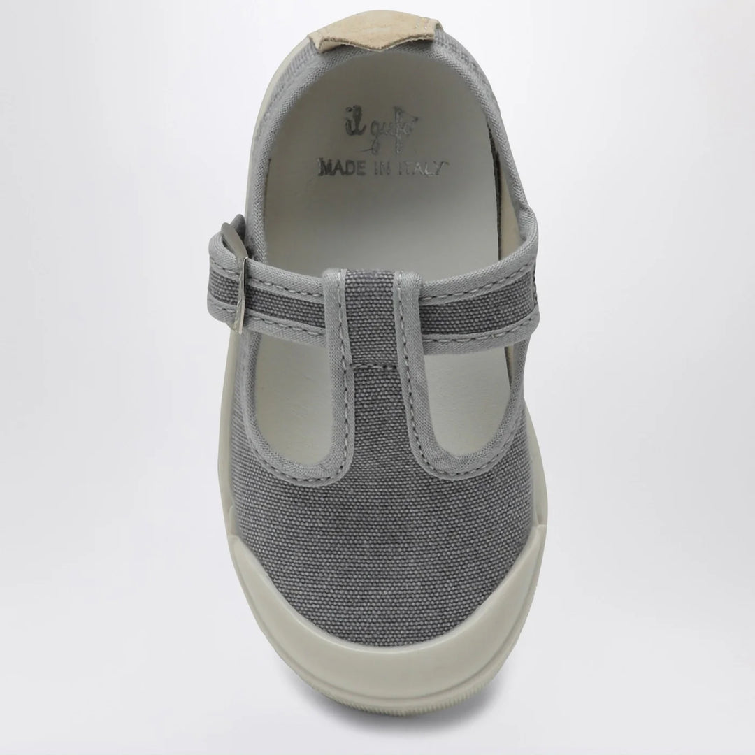 Il Gufo - Gray canvas sandal