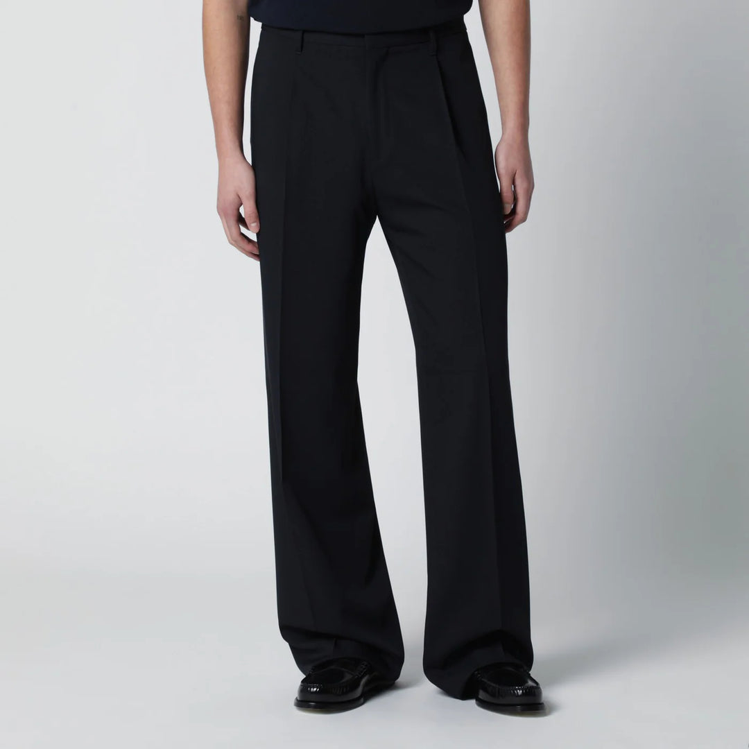 Lardini - Blue wool trousers